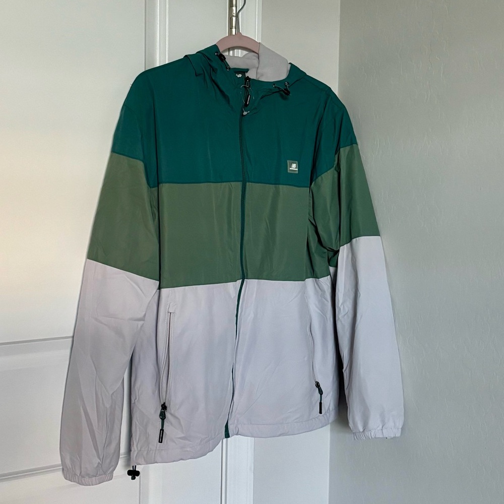 Men's New Balance Colorblock Windbreaker Jacket